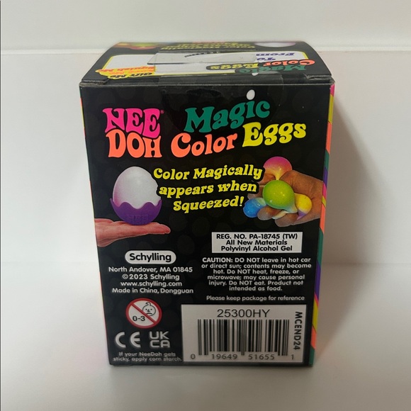 NeeDoh Magic Color Eggs - Purple Shell - Picture 4 of 6